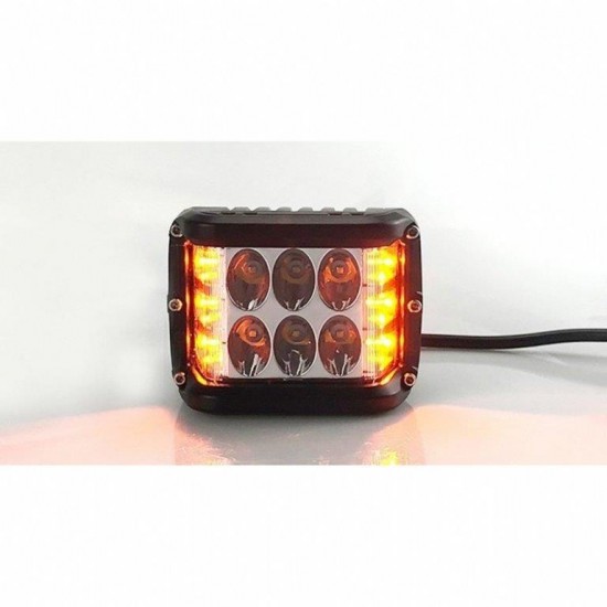 BEYAZ VE TURUNCU ÇAKARLI LED